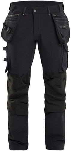 Blåkläder werkbroek 4-weg stretch x1900 19981644 | zwart | maat c50 - 7330509657751