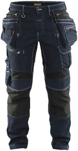 Blåkläder werkbroek denim stretch x1900 19901141 | zwart | maat c46 - 7330509532133