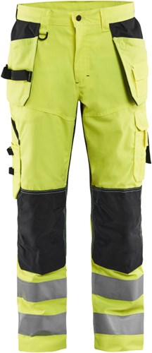 Blåkläder werkbroek high-vis met ventilatie 15651811 | high vis geel zwart | maat 62 - 7330509516232