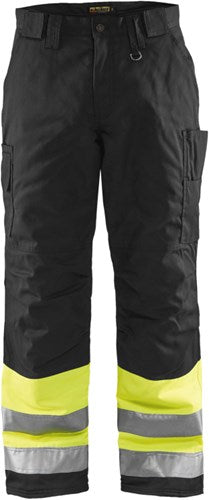 Blåkläder winterwerkbroek high-vis 18621811 | high vis geel zwart | maat c150 - 7330509369593