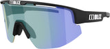 Bliz Matrix Nano Optics Braun mit Blau-Multi | photochrom - Sportbrille