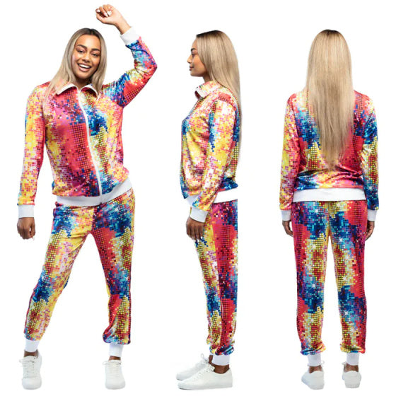Boland Disco Babe Tracksuit Damen Multicolorgröße XL