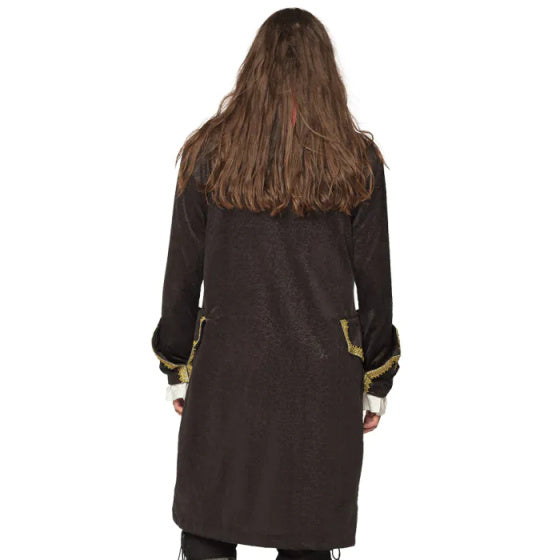 Boland Pirate Jacke Männer Polyester Schwarz Gold Größe 52