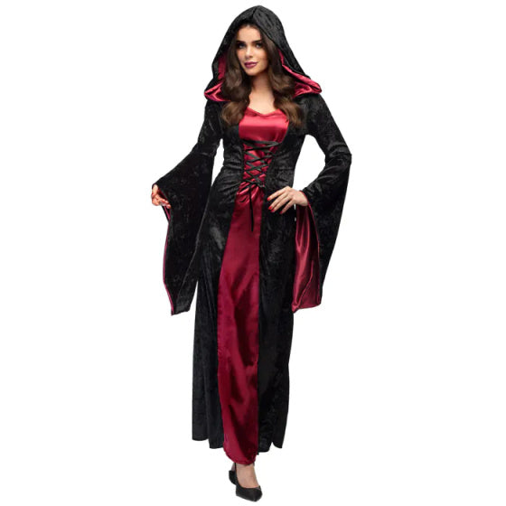 Boland Vampire Herrin Kostüm Damen schwarz. Rote Größe 40 42 (m)