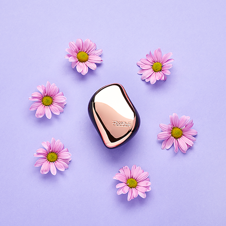 Tangle Teezer Kompakte Haarbürste Roségold Schwarz