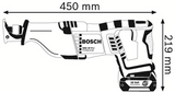 Bosch Blue GSA 18 V-Li Akku-Säbelsäge | ohne Batterien und Ladegerät - 060164j000