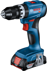 Bosch blauw gsb 18v-45 accu schroef- en klopboormachine | 2 x 2,0 ah accu + oplader | in l-boxx - 06019k3303