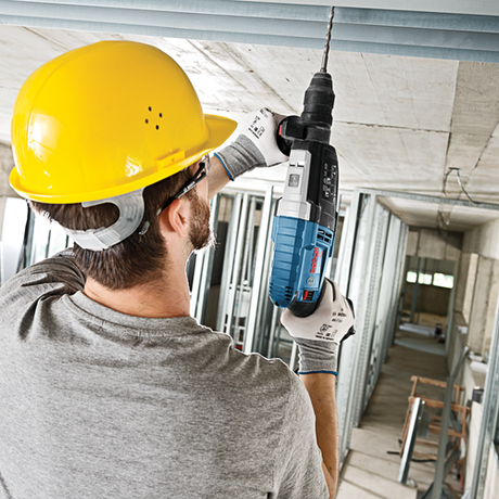 Bosch Blue GBH 2-28 F Kombihammer SDS-plus + Schnellspannbohrfutter im Koffer – 0611267600