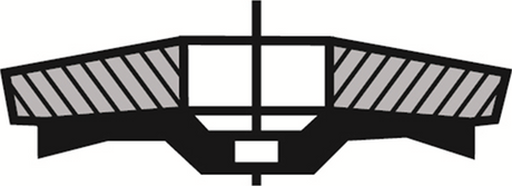 Bosch Zubehör 1 Fächerscheibe 125 x 551, Experte für Metall abgewinkelt, K40 - 2608606716