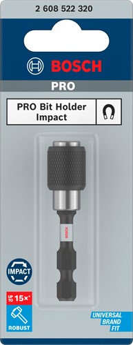 Imp Bosch Zubehör 2 608 522 320 | Act Control Bithalter | Schnellspanner | 60 mm – 2608522320