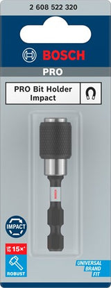 Imp Bosch Zubehör 2 608 522 320 | Act Control Bithalter | Schnellspanner | 60 mm – 2608522320