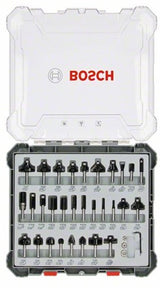 Bosch Zubehör 30-teiliges Mischfräser-Set - Schaftdurchmesser 6 mm - 2607017474