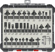 Bosch Zubehör 30-teiliges Mischfräser-Set - Schaftdurchmesser 8 mm - 2607017475
