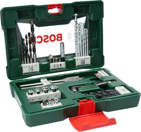 Bosch Zubehör 41-teiliges V-Line-Bohrer- und Schraubendreher-Bit-Set mit multifunktionalem Bithalter – 2607017316