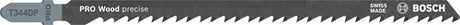 Bosch Zubehör 5 x Präzision für Holzstichsägeblatt T344DP – 2608633a36