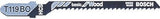 Bosch Zubehör 5x Basic für Holzstichsägeblatt T119BO - 2608630310