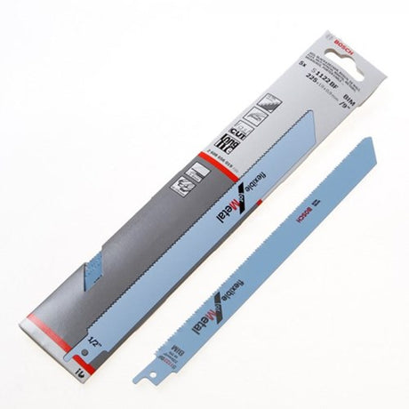 Bosch Zubehör 5x Säbelsägeblatt flexibel für Metall S1122BF - 2608656019