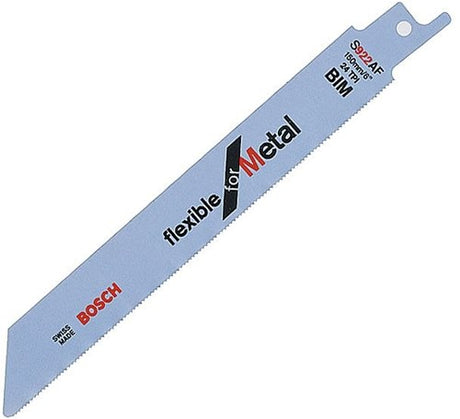 Bosch Zubehör 5x Säbelsägeblatt flexibel für Metall S922AF - 2608656013