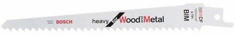 Bosch Zubehör 5x Säbelsägeblatt schwer für Holz und Metall S1111DF - 2608656261