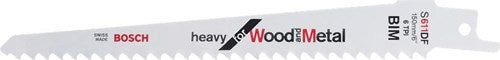 Bosch Zubehör 5x Säbelsägeblatt schwer für Holz und Metall S611DF - 2608656258