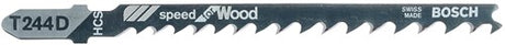 Bosch Zubehör 5-fach Geschwindigkeit für Holzstichsägeblatt T244D – 2608630058