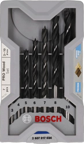 Bosch Zubehör 7-teiliges Holzbohrer-Set | 2607017034 - 2607017034
