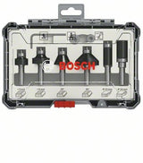 Bosch Zubehör 8-teiliges Mischfräserset - Schaftdurchmesser 6 mm - 2607017468
