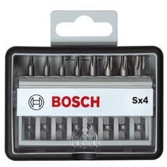 Bosch Zubehör Bit-Set | extra hart sx4 | robustline | 9-teilig | 2607002559 - 2607002559