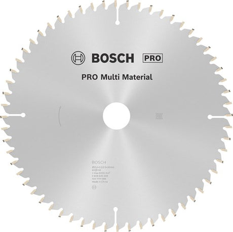 Bosch Zubehör Kreissägeblatt Multi Material 254 x 30 x 3,2 mm, 60 1 St. - 2608640449