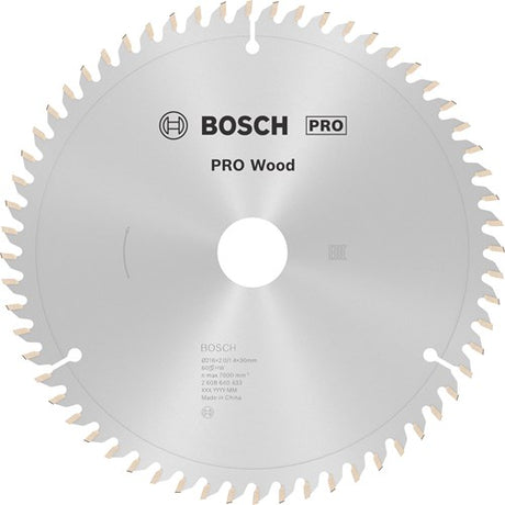 Bosch Zubehör Kreissägeblatt Optiline Wood 216 x 30 x 2,0 mm, 60 1St - 2608640433