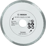 Bosch Zubehör Diamanttrennscheibe für Keramikfliesen, 125 mm ø - 2607019473