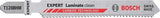 Bosch Zubehör Expert Stichsägeblatt T128BHM 2 Stück Laminat Clean – 2608901707