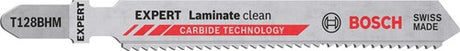 Bosch Zubehör Expert Stichsägeblatt T128BHM 2 Stück Laminat Clean – 2608901707