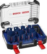Bosch accessoires expert multi material power change plus gatzagenset | 20; 22; 25; 32; 35; 40; 44; 51; 60; 68; 76 x 60 mm | 14-delig - 2608901909