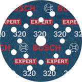 Bosch Zubehör Expert Schleifscheibe O780 mit Folienträger, 125 mm, G320, 6x - 2608902405