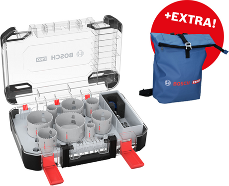 Bosch Zubehör Lochsägen-Set | 11-teilig | inkl. Rucksack - 061599766l