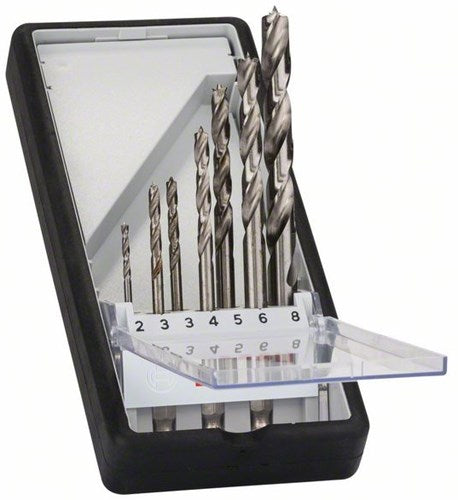 Bosch accessoires houtborenset | robustline | zeskant | 7-delig | 2607019923 - 2607019923