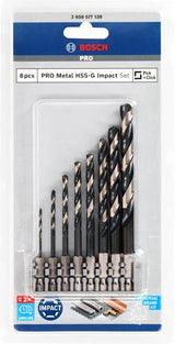 Bosch Zubehör Metallbohrer-Set | impact control | hss| 8-piece - 2608577139