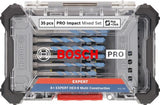 Bosch accessoires bosch pro slagschroevendraaier bits en multi bouwboor gemengd set...
