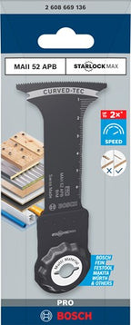 Bosch accessoires bosch maii 52 apb - multifunctioneel zaagblad - starlock max - bimetalen constructie