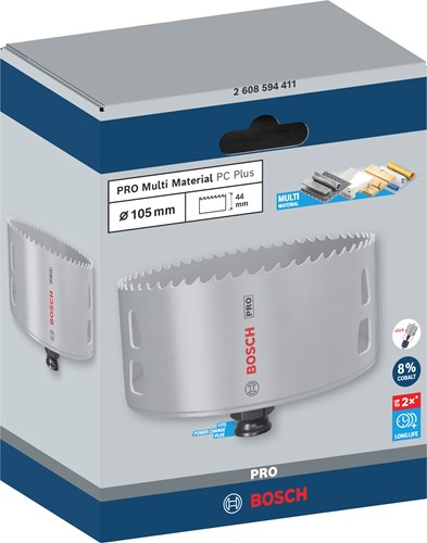 Bosch pro Multi-Material PC Plus Lochsäge 105 mm - 2608594411