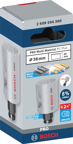 Bosch accessoires pro multi material pc plus gatzaag | 38 mm - 2608594380