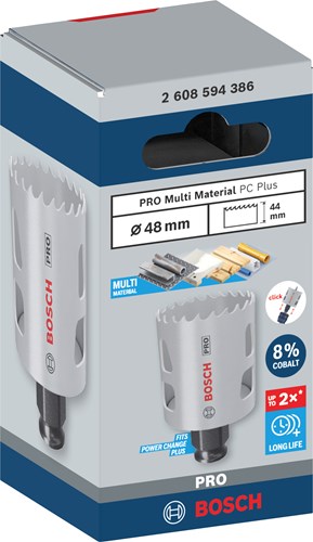 Bosch Pro Multi Material PC Plus Lochsäge 48 mm – 2608594386