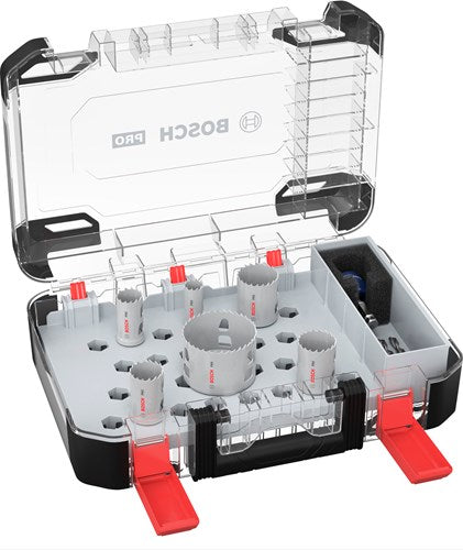 Bosch Zubehör Pro Multi Material PC plus Lochsägen-Set | 9 Stück - 2608594423
