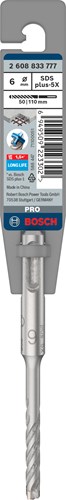 Bosch accessoires bosch pro sds plus-5x hamerboor, 6 x 50 x 110 mm