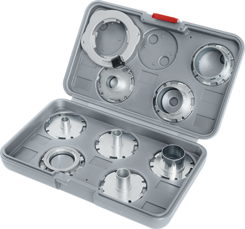 Bosch accessoires pro template guide set metrisch voor bovenfrees | 9-delig - 2608190064