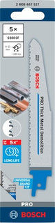 Bosch Zubehör Säbelsägeblatt S 930 CF Endurance für Schwermetall 5 Stück – 2608657527