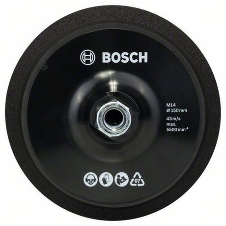 Bosch Stützteller M 14 - ø 150 mm - mit Klettverschluss