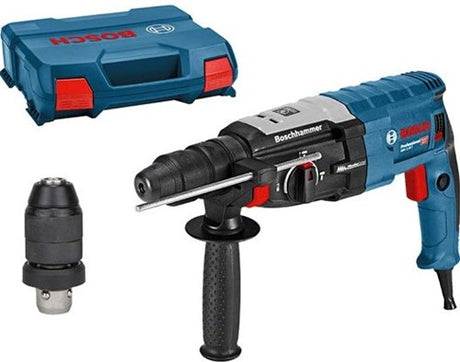 Bosch Blue GBH 2-28 F Kombihammer SDS-plus + Schnellspannbohrfutter im Koffer – 0611267600