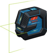 Bosch Blue GL 20-22 g Linienlaser | 4x Batterie 1,5V LR6 (AA) | Stativ BT 150 | im Karton - 0601065601